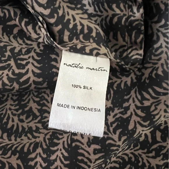 Natalie Martin Stephanie Dress in Fern Print Expresso - Picture 15 of 16